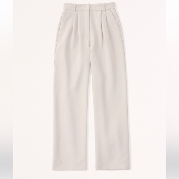 Abercrombie & Fitch Sloane Tailored Pant Size 25 Regular in Light Taupe - Picture 6 of 12